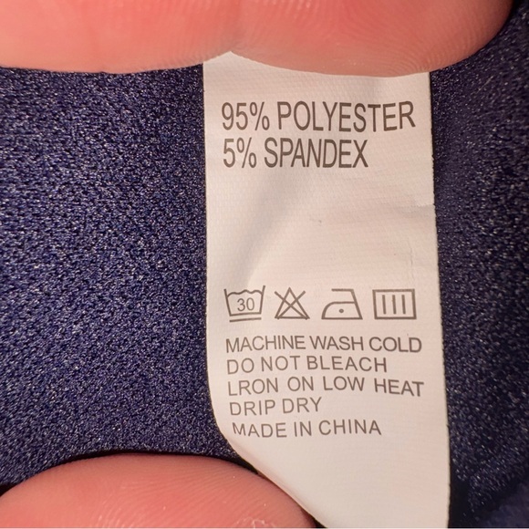 Women's Navy Tie-Shoulder Romper - Picture 7 of 7